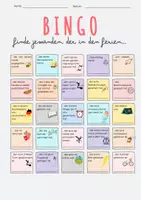 Vorschau - Arbeitsblätter - Kennenlern-Bingo - Deckblatt