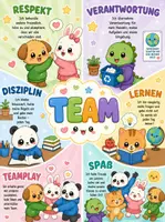 Vorschau - Poster - Poster für besseres Klassenklima (kawaii) - Deckblatt