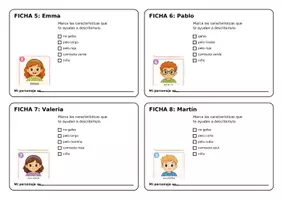 Vista previa - Unidades / Secuencias / Situaciones de Aprendizaje - Quien es quien con tablero e instrucciones de juego - página 2