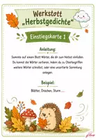 Vorschau - Bildkarten - Gedichte-Werkstatt: Herbstgedichte - Seite 2