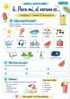 Vorschau - Arbeitsblätter - ¡Hablemos! Mehr Spanisch sprechen! - 20 Sprechanlässe für Spanisch zu Sommer, Sommerferien & Schulstart - Seite 3