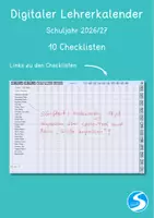 Vorschau - Anderer Materialtyp - Digitaler Lehrerkalender 2026/27 - 7h-Stunden-Version - Seite 3
