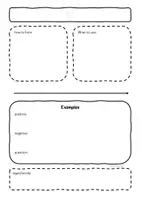 Vorschau - Arbeitsblätter - Merkblattvorlage für Zeitformen - Deckblatt