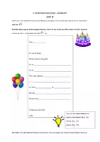 Vorschau - Arbeitsblätter - Writing a birthday invitation - differenziert - Seite 3