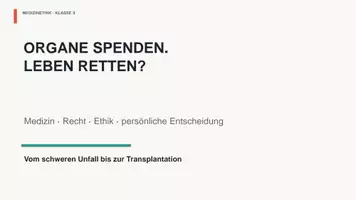 Vorschau - Stundenentwürfe - Organspende Medizinethik - Seite 2
