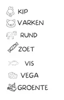 Voorbeeld - intekenlijst kerstdiner per categorie - Pagina 1