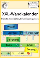 Vorschau - Poster - XXL-Wandkalender Grundschule – Jahreskalender | Monate, Jahreszeiten, Datum & Zeitspannen - Deckblatt