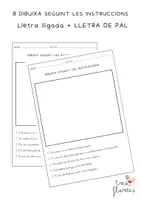 Vista previa - Hojas de trabajo - 4 materials per treballar la comprensió lectora de frase simple. - página 1