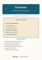 Vorschau - Arbeitsblätter - Das Wasser – Prüfungstraining Chemie (Klasse 8) - Seite 1