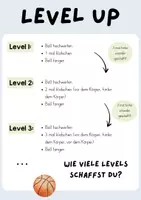 Vorschau - Poster - Level Up - Spiel mit dem Ball für den Offenen Anfang - Deckblatt