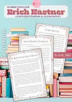anteprima - Esercizi - Erich Kästner – Leben und Werk – Leseverständnis & Lückentext - Pagina di copertina