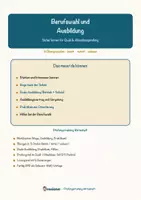 Vorschau - Arbeitsblätter - Berufswahl und Ausbildung – Prüfungstraining Wirtschaft (Klasse 9) - Deckblatt