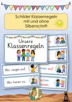 Vorschau - Poster - Klassenregeln - Deckblatt
