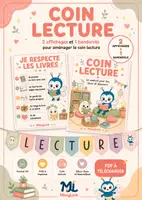 Aperçu - Affichage - 1 affichages coin lecture et 1 banderole - Page de couverture
