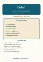 Vorschau - Arbeitsblätter - Die Luft – Prüfungstraining Chemie (Klasse 8) - Seite 1