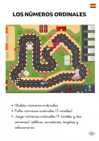 Vista previa - Juegos / Gamificación - TRABAJAMOS LOS NÚMEROS ORDINALES - Portada