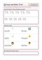 Vorschau - Arbeitsblätter - English Worksheet Booklet with words that contain "Th" - Seite 2