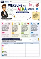 Vorschau - Arbeitsblätter - Werbung und das AIDA-Modell - Deckblatt