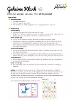 Voorbeeld - Geheime klank - Kleurenspel - Anker 1 - Zoem - Pagina 1