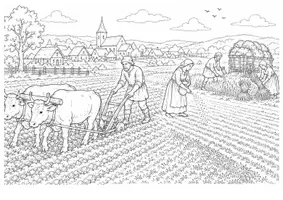 Vorschau - Arbeitsblätter - Ausmalbilder zum Mittelalter (Sachunterricht) - Seite 1