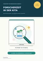 Vorschau - Arbeitsblätter - 20 Experimente für die Kita | Forscherzeit Naturwissenschaften & MINT | 4-6 Jahre | Forscherkarten + Vorlagen - Deckblatt