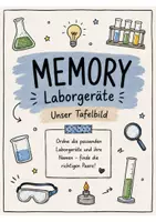 Vorschau - Spiele - Interaktive Bild- und Wortkarten zu Laborgeräten - Deckblatt