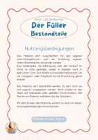 Vorschau - Präsentationen/Tafelbilder - Der Füller | Bild- und Wortkarten | Bestandteile Füller - Seite 1