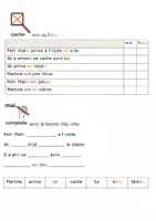Aperçu - Feuilles d'exercices - travail sur le recueil 1 des alphas - Page 2