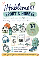 Vorschau - Arbeitsblätter - ¡Hablemos! Mehr Spanisch sprechen! Mega Bundle! – Spanisch sprechen A1/A2 | 8 komplette Pakete mit Speaking Games, Alltag, Schule, Reisen, Sommer, Essen & Sport | Wachsendes Paket - Seite 1