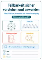 Vorschau - Arbeitsblätter - Teilbarkeit | Klasse 5 - Seite 1