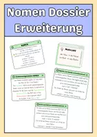 Vorschau - Arbeitsblätter - Nomen Dossier Erweiterung - Deckblatt