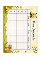Vorschau - Anderer Materialtyp - Stundenplan Bienenklasse Vorlage - Seite 3