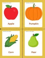 Προεπισκόπηση - Flashcards - Autumn Vocabulary Flashcards | Preschool & Kindergarten - Εξώφυλλο