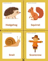 Προεπισκόπηση - Flashcards - Autumn Vocabulary Flashcards | Preschool & Kindergarten - Σελίδα 3