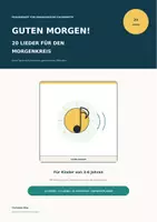 Vorschau - Anderer Materialtyp - 20 Guten-Morgen-Lieder für den Morgenkreis | Kita 3-6 Jahre | Bewegungen & Liederkarten - Deckblatt