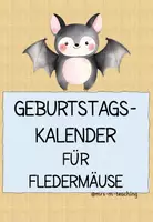Vorschau - Merkblätter - Fledermausklasse: Geburtstagskalender Wimpelkette Klassenraum - Deckblatt
