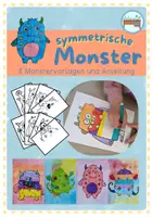 Vorschau - Arbeitsblätter - Symmetrische Monster im Kunstunterricht - Deckblatt