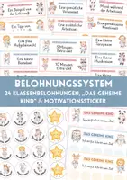 Vorschau - Fördermaterial/Inklusion - Belohnungssystem Grundschule – 24 Klassenbelohnungen, „Das geheime Kind“ & Motivationssticker für Klassenmanagement und Motivation - Deckblatt