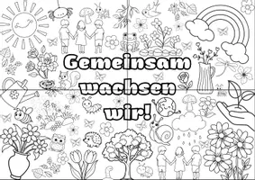 Vorschau - Arbeitsblätter - Gemeinschaftsbild gemeinsam wachsen - Seite 2