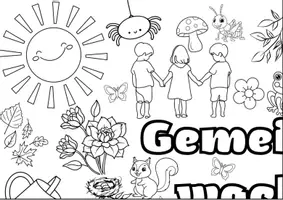 Vorschau - Arbeitsblätter - Gemeinschaftsbild gemeinsam wachsen - Seite 3