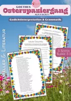 anteprima - Esercizi - Goethes Osterspaziergang – Gedichtinterpretation & Grammatikaufgaben Passeggiata pasquale Analisi della poesia - Pagina di copertina