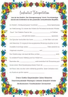 anteprima - Esercizi - Goethes Osterspaziergang – Gedichtinterpretation & Grammatikaufgaben Passeggiata pasquale Analisi della poesia - Pagina 2