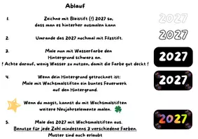 Vorschau - Mal- und Bastelvorlagen - Kunstbild Feuerwerk 2027 - Seite 2