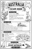 Vorschau - Arbeitsblätter - Australia Escape Room + Lösungen - Seite 2