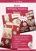 Vorschau - Arbeitsblätter - Wolfgang Amadeus Mozart: Lapbook - Deckblatt