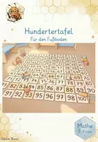 Vorschau - Spiele - große Hundertertafel - für den Fußboden in schwarz und in Farbe - 2. Klasse - Deckblatt