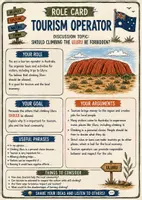 Vorschau - Arbeitsblätter - Australia Discussion Climbing Uluru - Seite 3