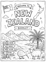 Vorschau - Arbeitsblätter - New Zealand Booklet - Deckblatt