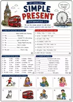 Vorschau - Arbeitsblätter - Simple Present Booklet - Seite 3