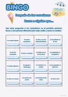 Vorschau - Spiele - BINGO nach den Ferien | Pretérito perfecto | Spanisch - Seite 1